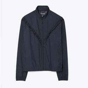 Tory Burch Ruffle Windbreaker